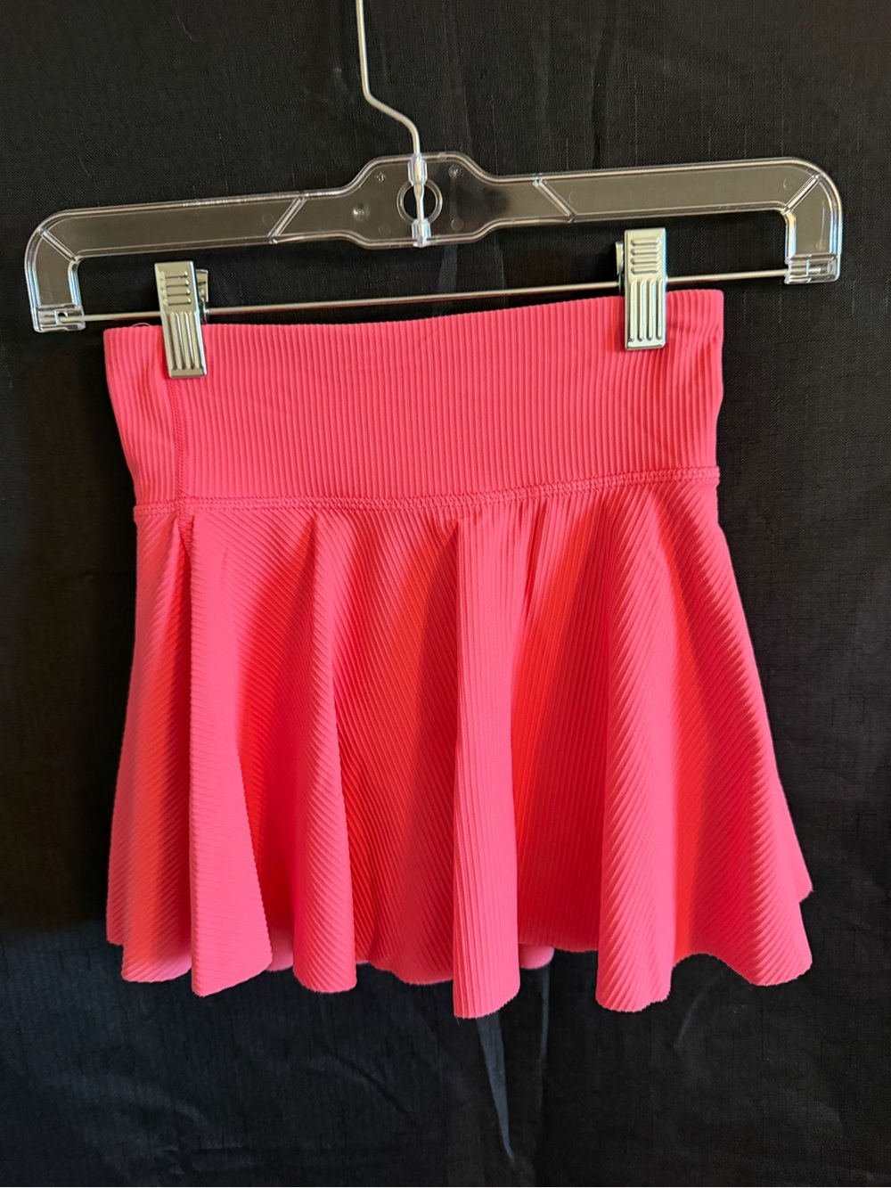 Old Navy Ribbed Flared Skirt - Bright Pink